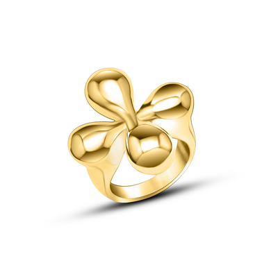 Nine - Flower Crosses Ring