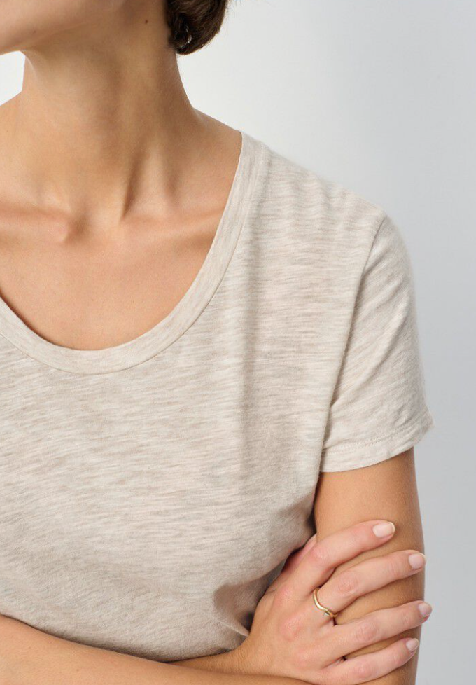 American Vintage - T-shirt - Creme Chine - Jacksonville