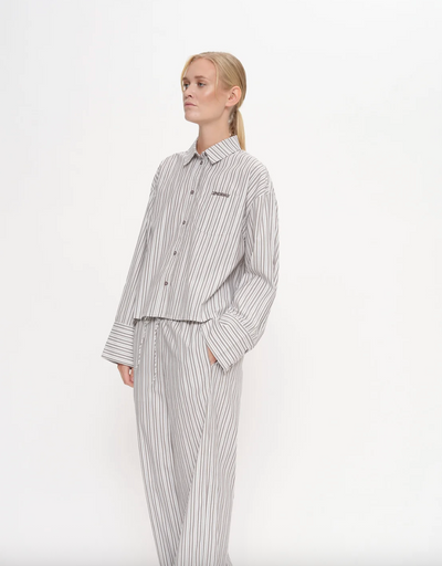 2NDDAY - Shirt - Walnut Stripe - Clarin