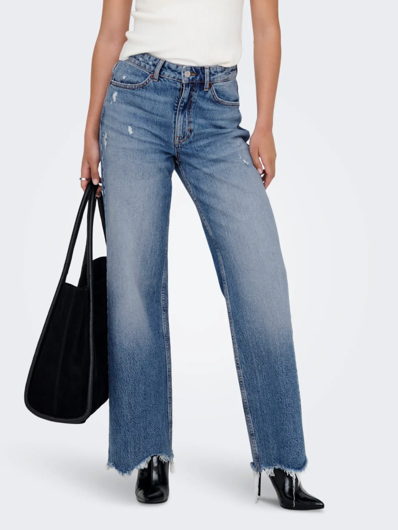 Only - Jeans - Blue denim - Juicy HW Dot