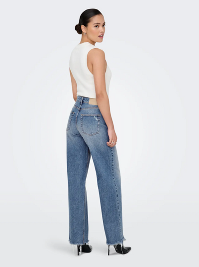 Only - Jeans - Blue denim - Juicy HW Dot