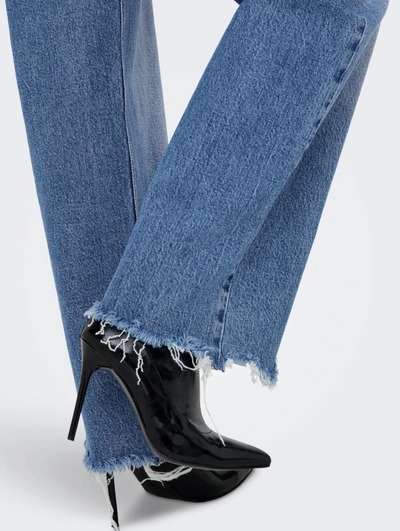 Only - Jeans - Blue denim - Juicy HW Dot