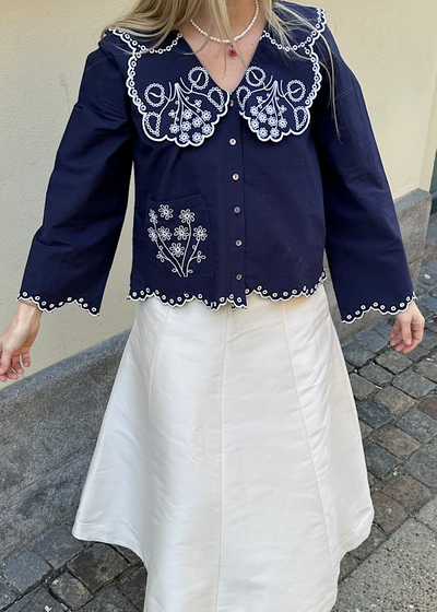 Sissel Edelbo - Skjorte - Navy - Elysia