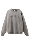 Lala Berlin - Sweatshirt - Washed Grey - Berlin
