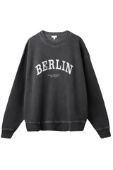 Lala Berlin - Sweatshirt - Washed Black - Berlin