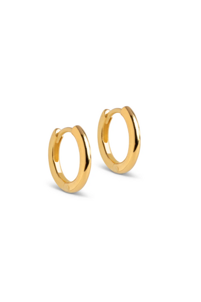 Enamel - Øreringe - Gold - Chunky Classic