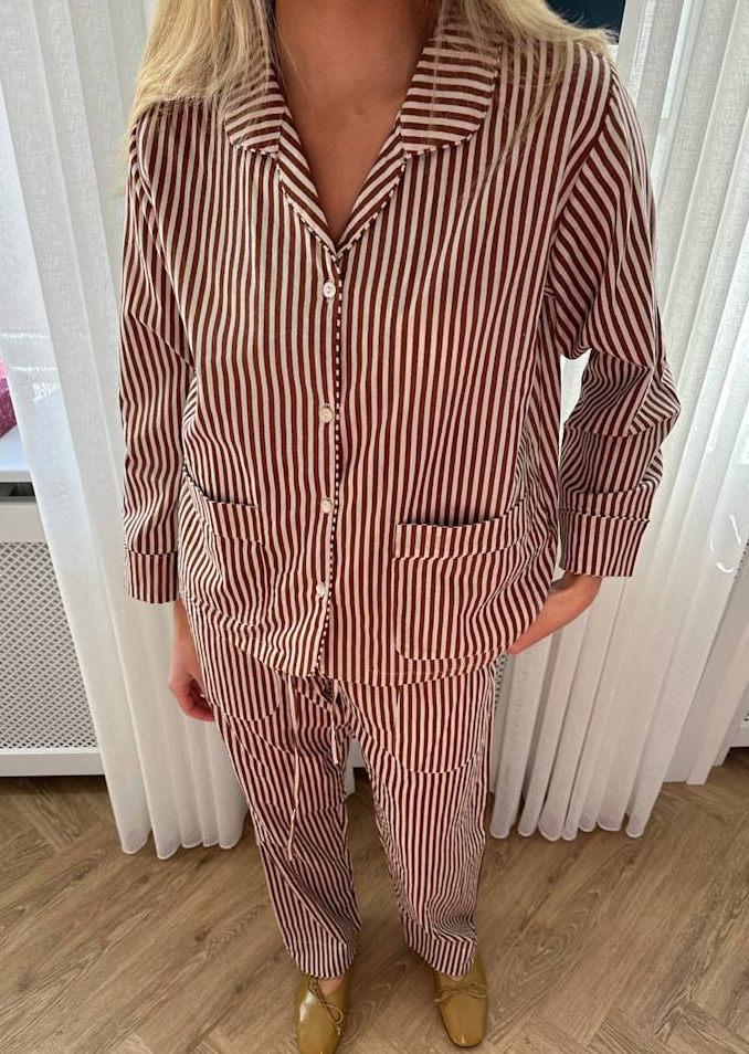 Sissel Edelbo - Pajama set - Nuit pyjamas - Red pineapple - sss