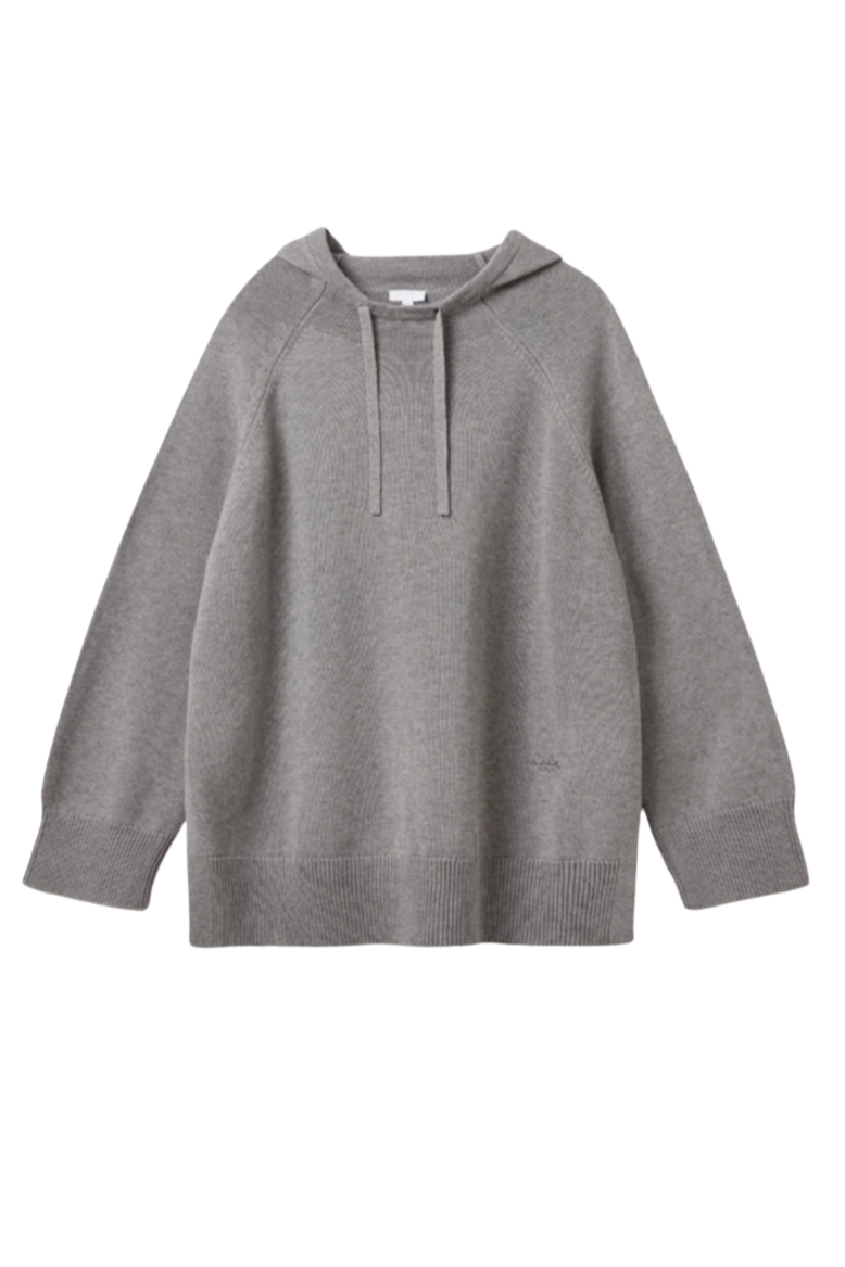 Lala Berlin - Strik hoodie - Grey - Kiana
