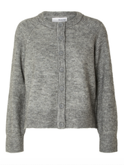 Selected Femme - Cardigan - Grey Melange - Rena