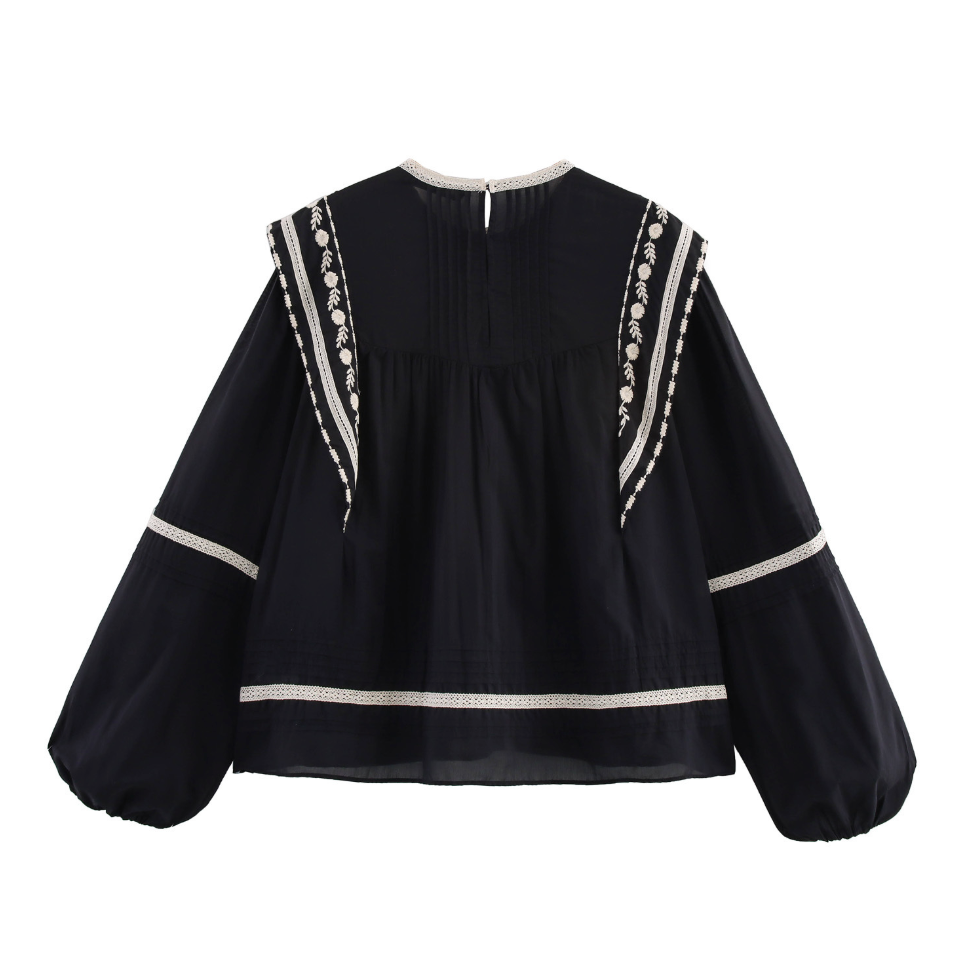 Sassy Copenhagen - Bluse - Sort - Mathilda