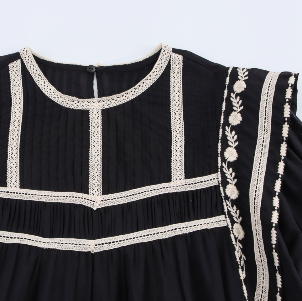 Sassy Copenhagen - Bluse - Sort - Mathilda