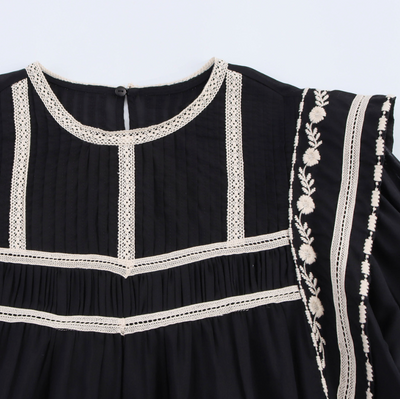 Sassy Copenhagen - Bluse - Sort - Mathilda