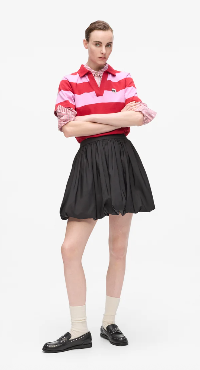 Karl Lagerfeld - Skirt - Black - Mini pleated skirt