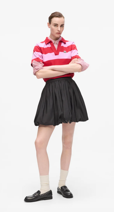 Karl Lagerfeld - Skirt - Black - Mini pleated skirt