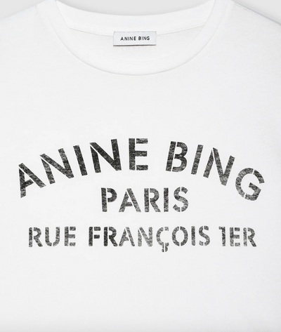 Anine Bing - Tshirt - Ivory - Cohen