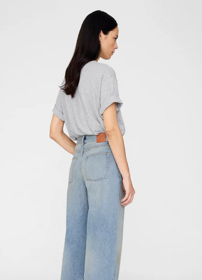 Anine Bing - Tshirt - Grey Melange - Cohen