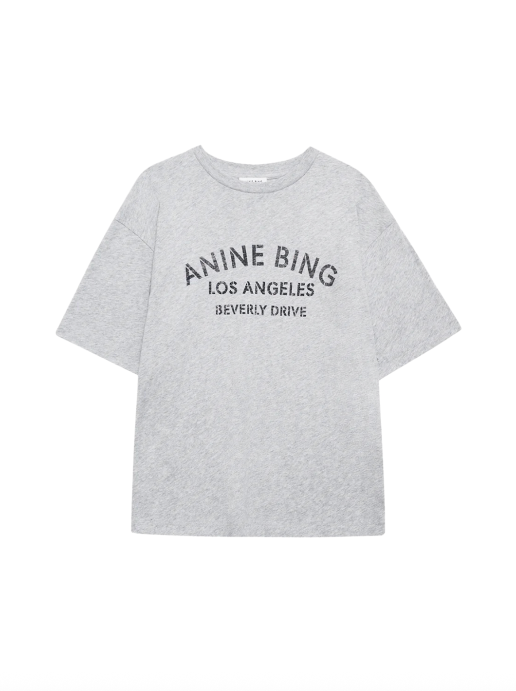 Anine Bing - Tshirt - Grey Melange - Cohen