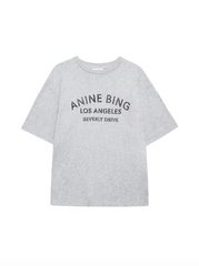 Anine Bing - Tshirt - Grey Melange - Cohen