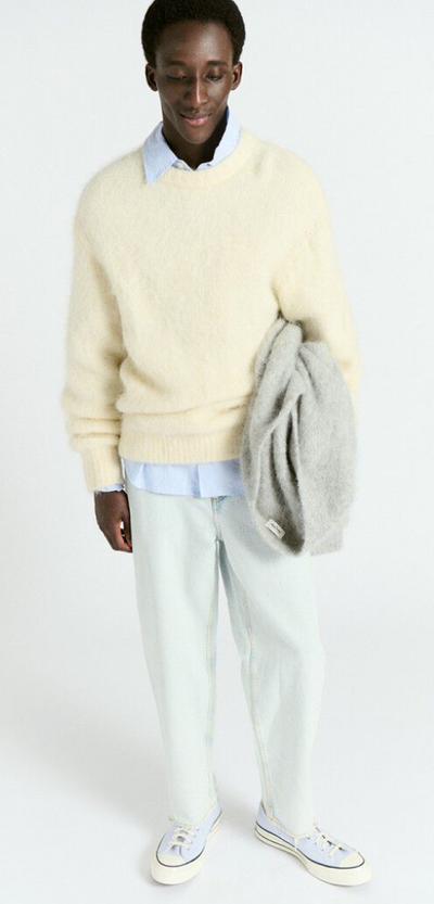 American Vintage - Strik - Ecru - Niby