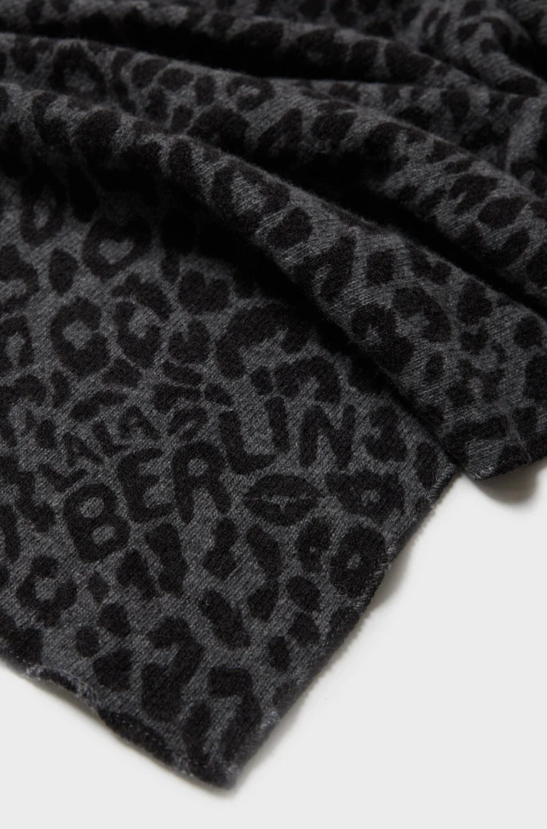 Lala Berlin - Cashmere tørklæde - Asphalt Leo - Triangle M - sss