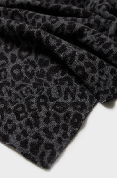 Lala Berlin - Cashmere tørklæde - Asphalt Leo - Triangle M - sss