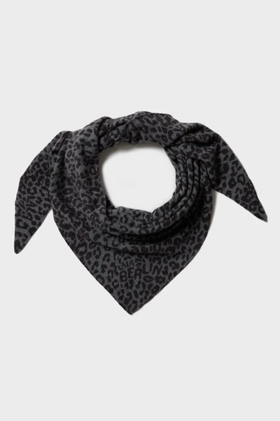 Lala Berlin - Cashmere tørklæde - Asphalt Leo - Triangle M - sss