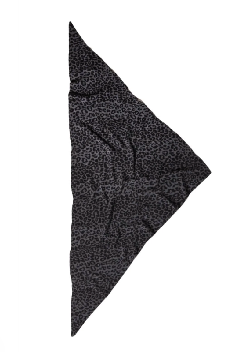 Lala Berlin - Cashmere tørklæde - Asphalt Leo - Triangle M - sss