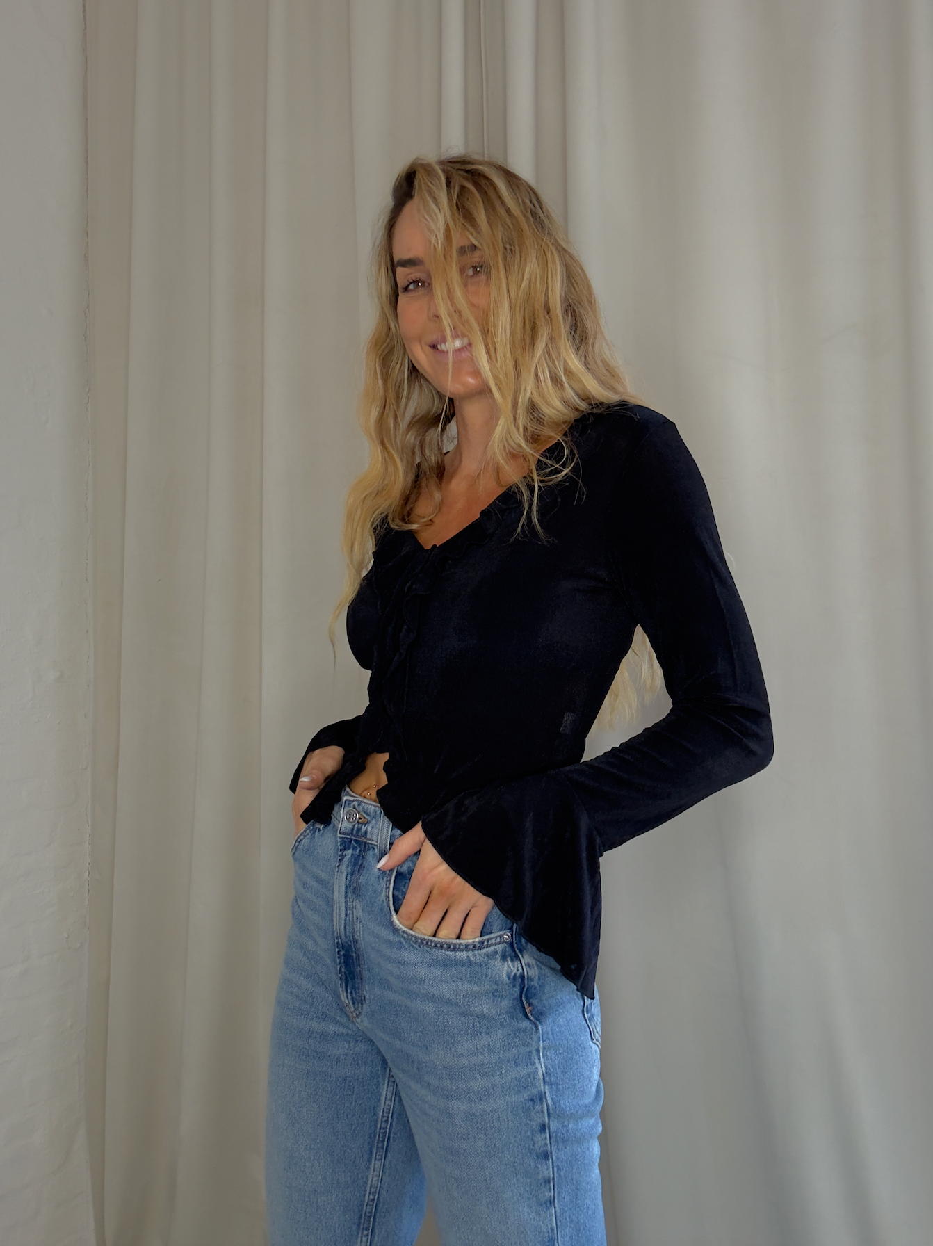 Sassy Copenhagen - Bluse - Sort - Marley