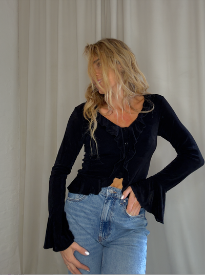 Sassy Copenhagen - Bluse - Sort - Marley