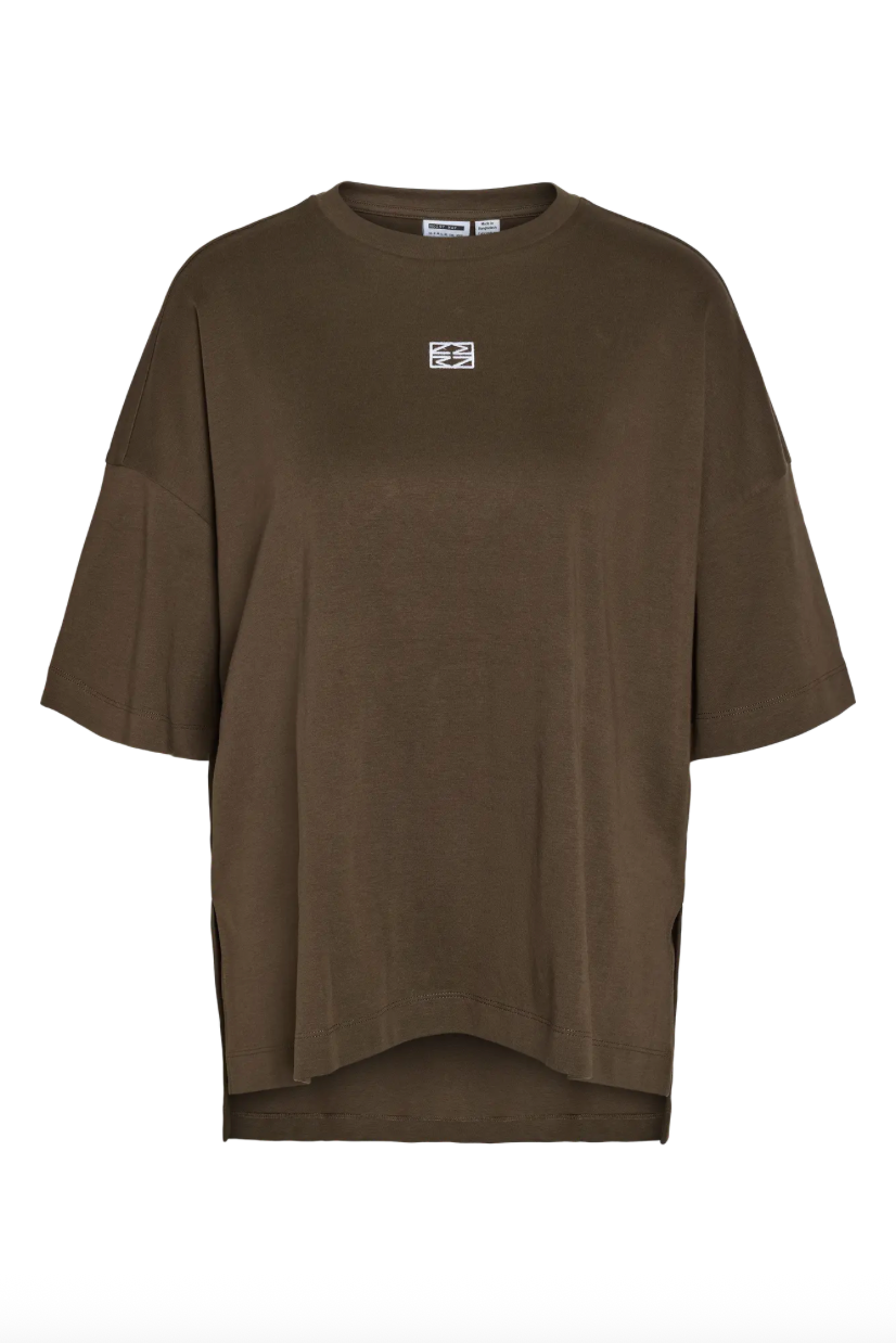 Noisy May - T-shirt - Brun - Kim S/S Slit