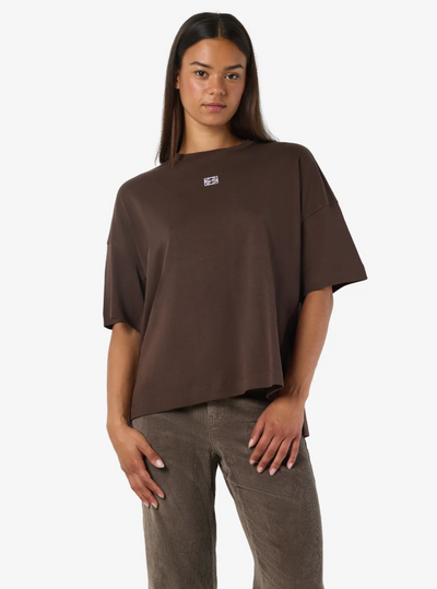 Noisy May - T-shirt - Brun - Kim S/S Slit