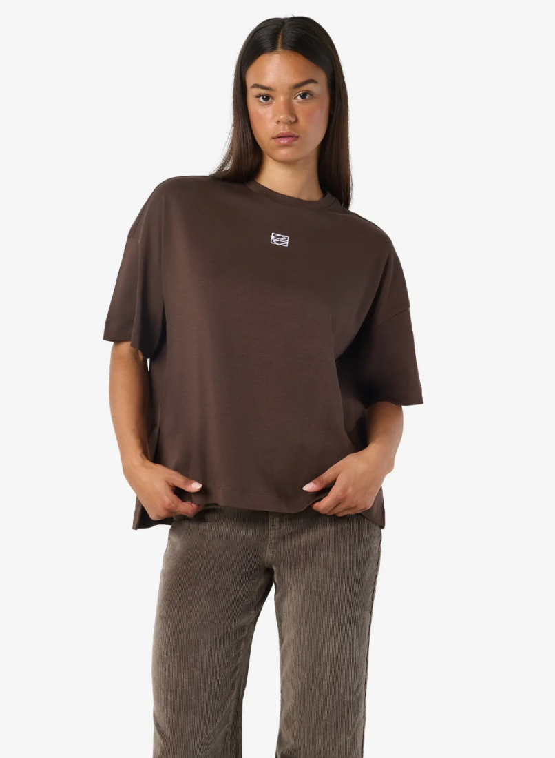 Noisy May - T-shirt - Brun - Kim S/S Slit