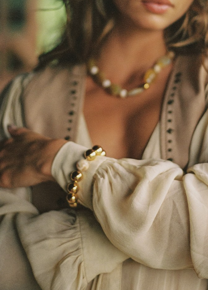 Anni Lu - Bracelet - Gold - Liquid