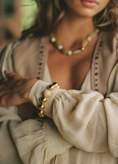 Anni Lu - Bracelet - Gold - Liquid