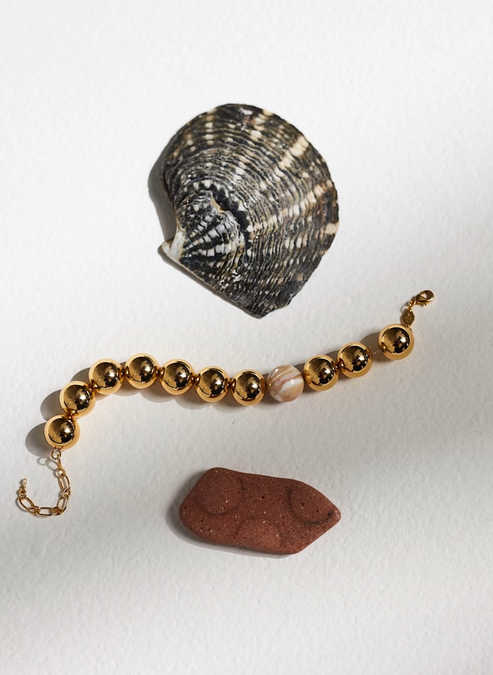 Anni Lu - Bracelet - Gold - Liquid