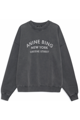 Anine Bing - Sweatshirt - Washed Black - Miles NY
