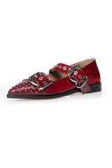 Copenhagenshoes - Ballerina - Future vibes - Patent burgundy