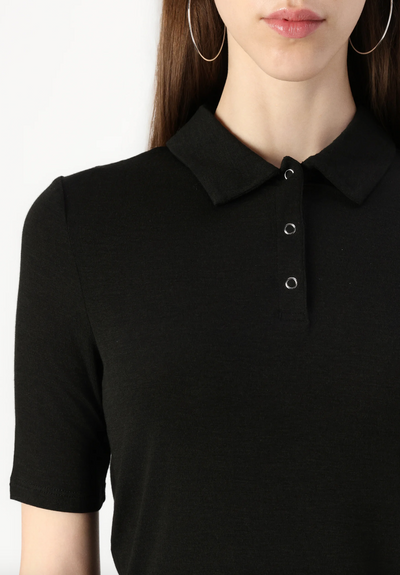 JDY - Polo tshirt - Black - Sanni