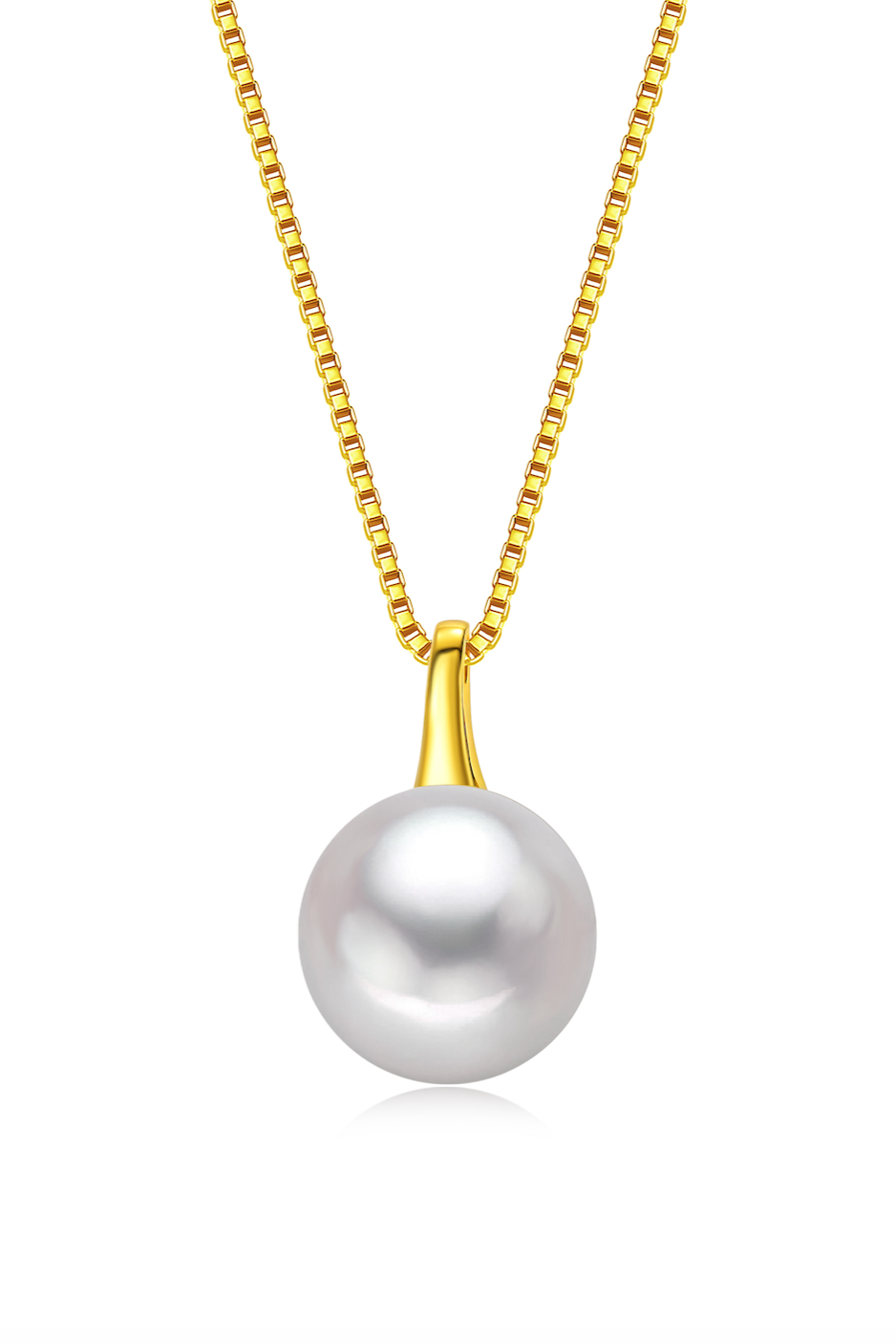 Andcopenhagen One Love Pearl necklace - 18 carat Gold plated 925 sterling silver