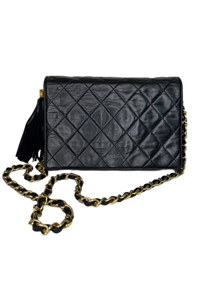 Chanel - Diamond Quilted Tassel flap bag - Secondhand