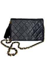 Chanel - Diamond Quilted Tassel flap bag - Secondhand