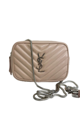 Yves Saint Laurent - lou crossbody bag - Beige - Secondhand