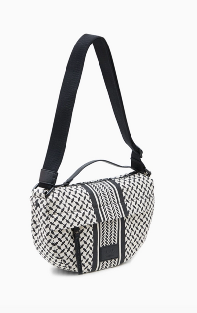 Lala Berlin - Crossbody - Black stripe - Melly Canvas