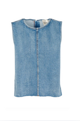 My Essential Wardrobe - Top - Denim light blue - DangoMW 144