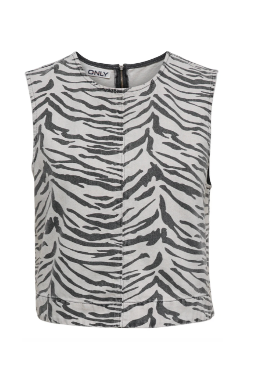 Only - Denim top - Zebra - Dorsi