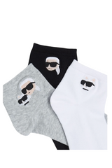 Karl Lagerfeld  - Strømper - Ikon Short socks - 3 pack