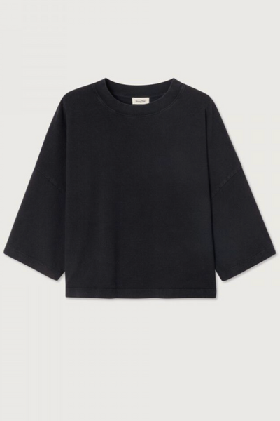 American Vintage - T-shirt - Black - Ample Mc colrond