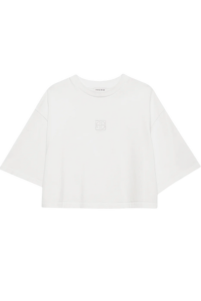 Anine Bing - T-shirt - White - Myers Cropped