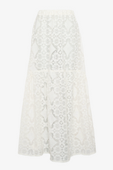Sissel Edelbo - Skirt - Off white - Sascha (Note preorder delivered week 19)