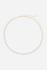 Andcopenhagen - Necklace - 18 carat gold-plated stainless steel - Mana pearl